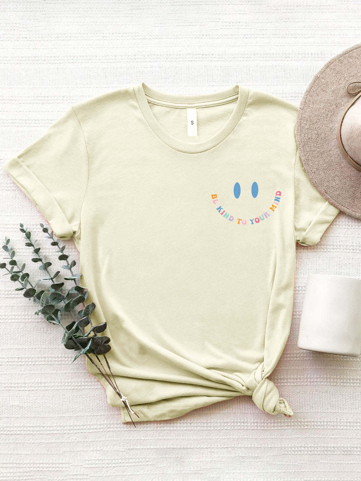 Letter Graphic Round Neck Short Sleeve T-Shirt