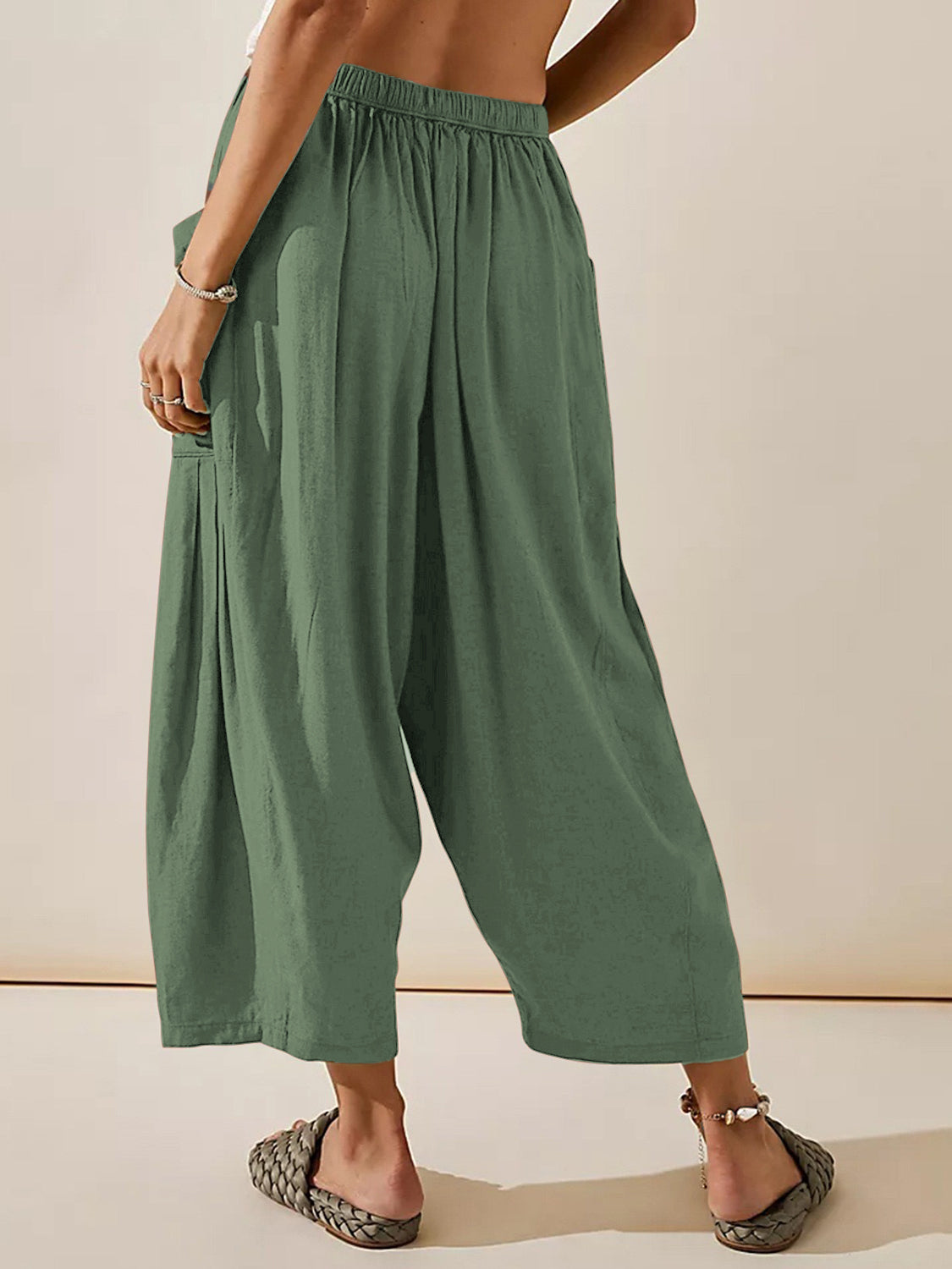 Full Size Wide Leg Pants with Pockets